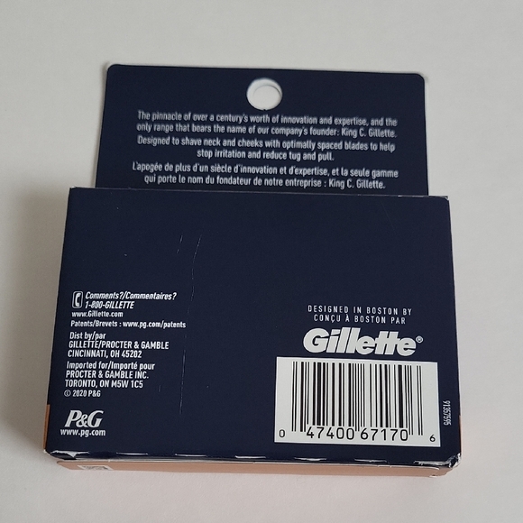 Neck Razor Blades - Blue and Brown - Picture 2 of 2